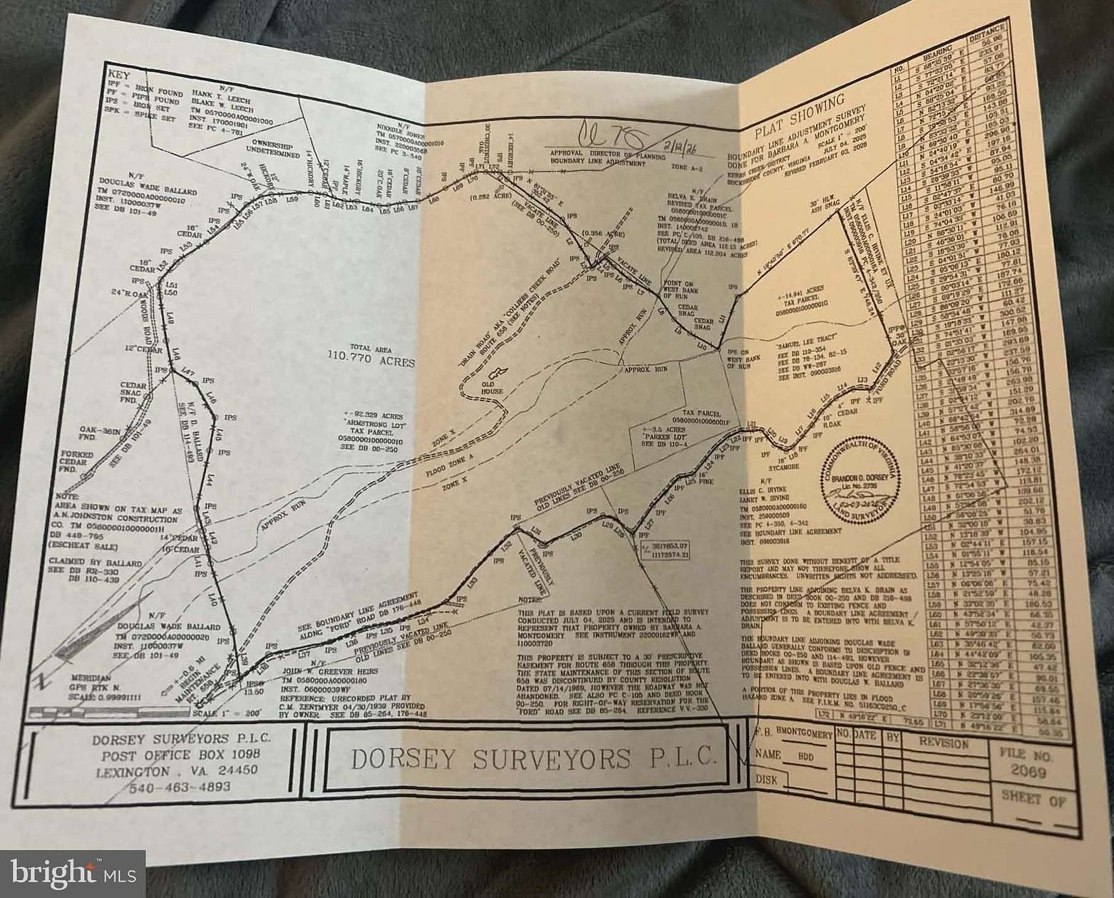 111 Acres of Recreational Land for Sale in Lexington, Virginia