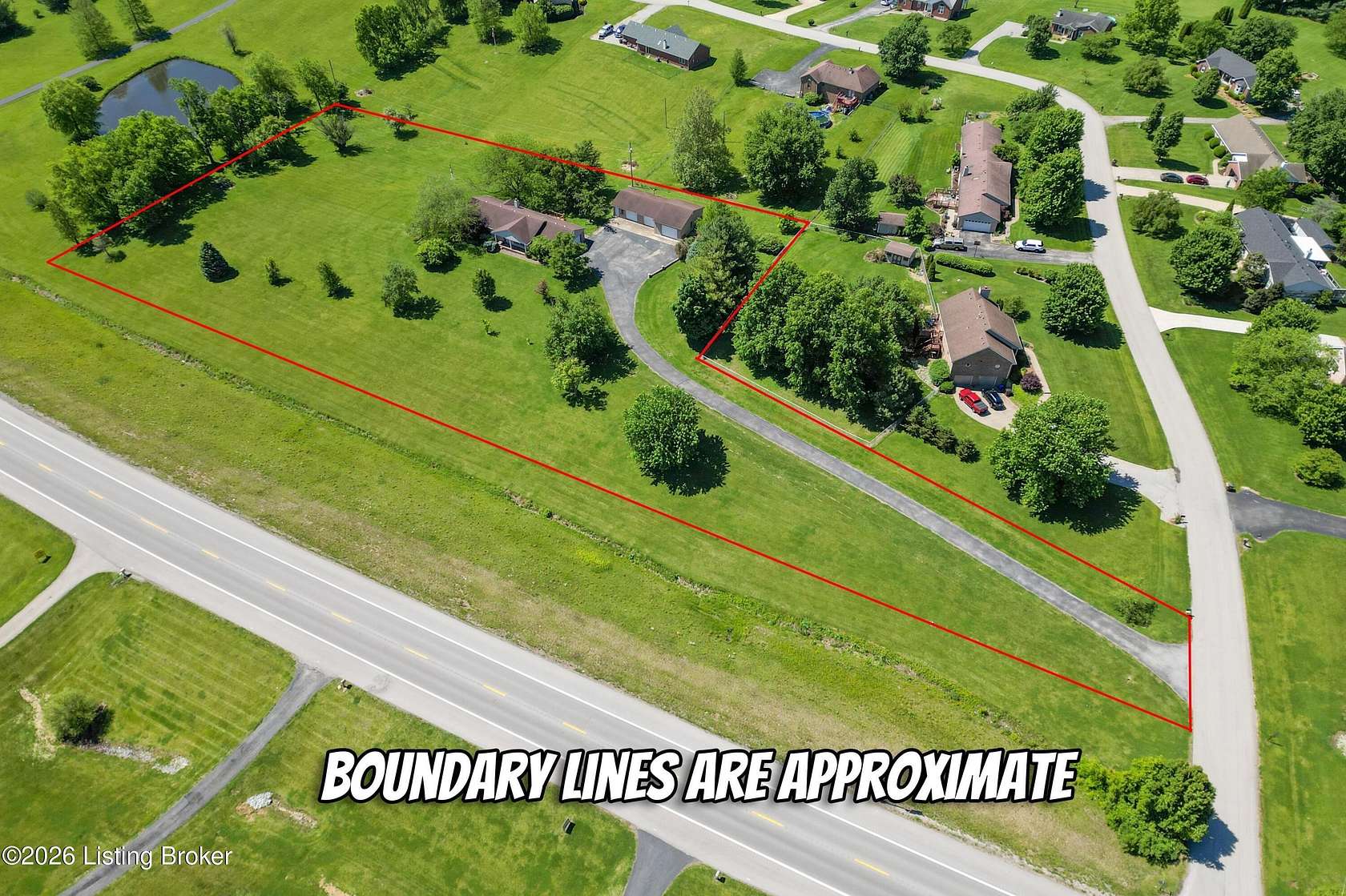 3.15 Acres of Land with Home for Sale in Fisherville, Kentucky