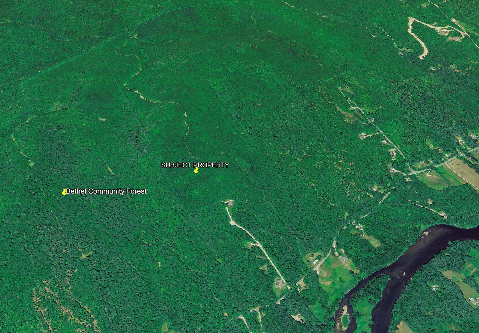 192 Acres of Recreational Land for Sale in Bethel, Maine