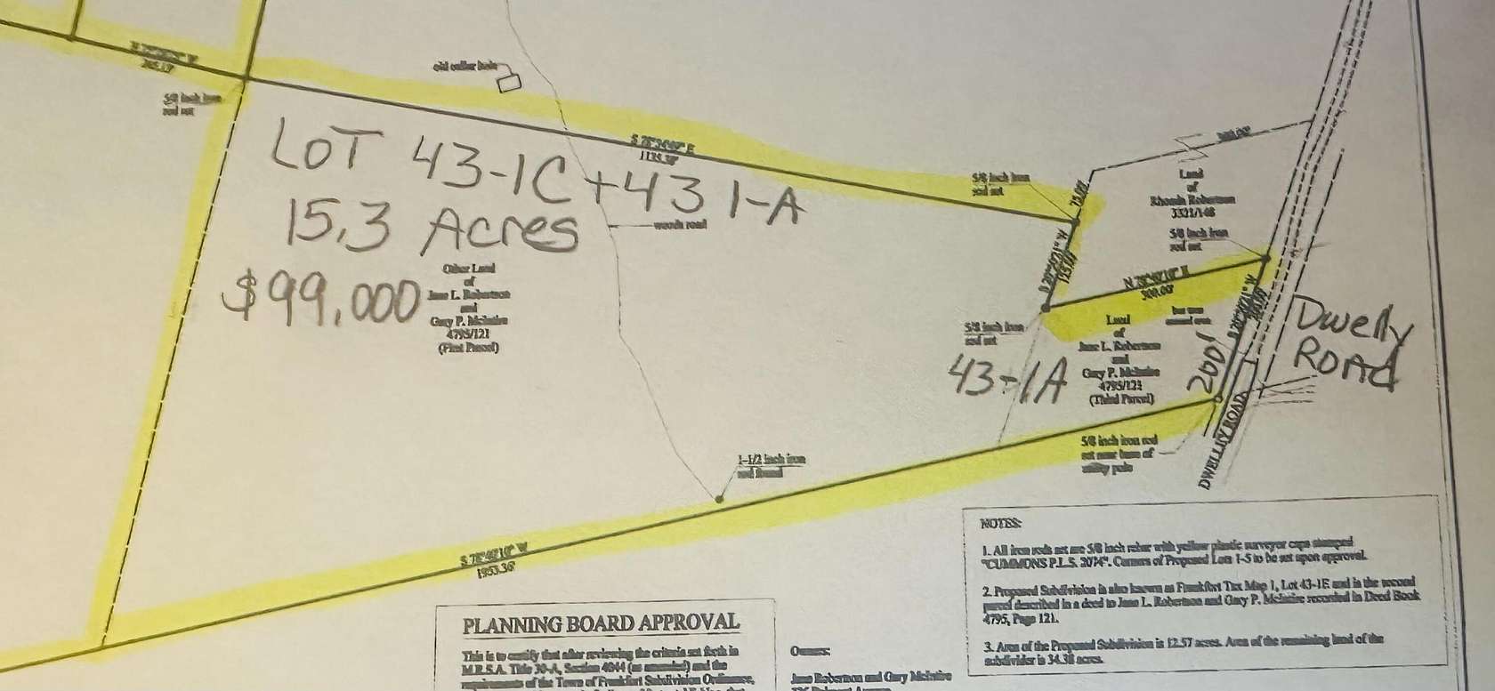 15 Acres of Land for Sale in Frankfort, Maine