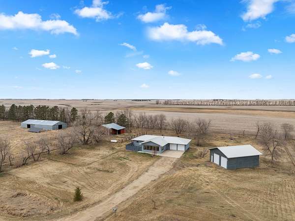 7.5 Acres of Land with Home for Sale in Minot, North Dakota