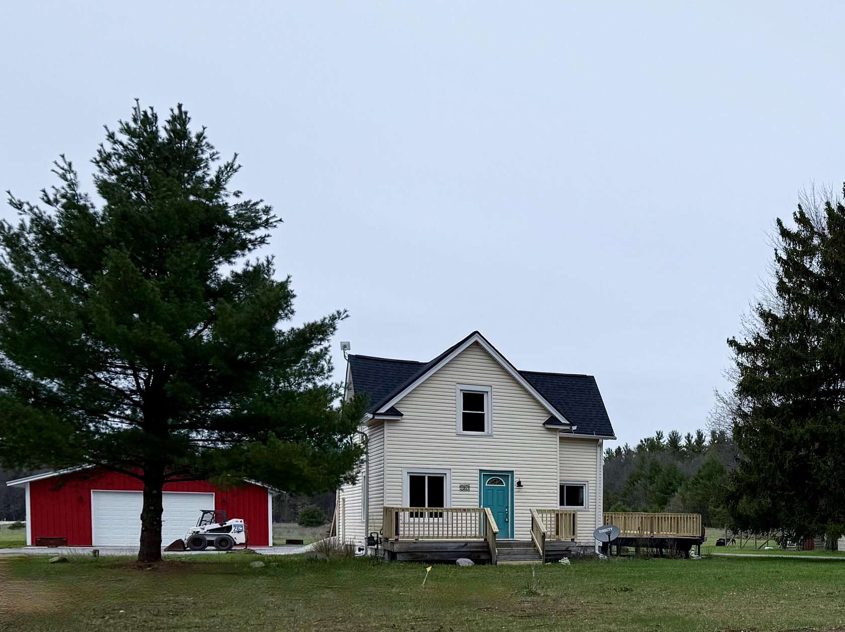 2.5 Acres of Land with Home for Sale in Newaygo, Michigan