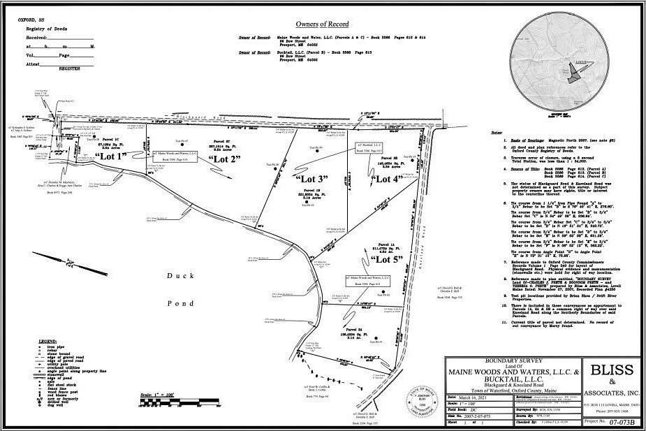 6.6 Acres of Residential Land for Sale in Waterford Town, Maine
