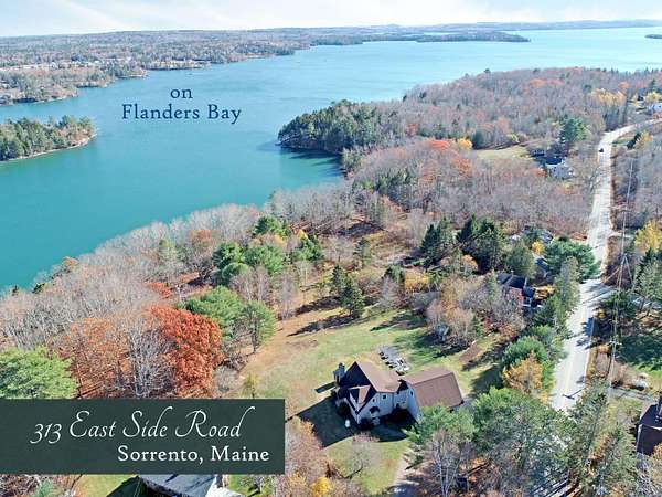 3.35 Acres of Land with Home for Sale in Sorrento, Maine