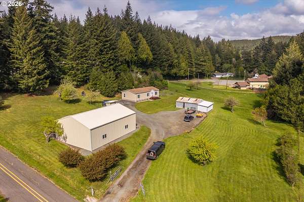 1.85 Acres of Land with Home for Sale in Coos Bay, Oregon