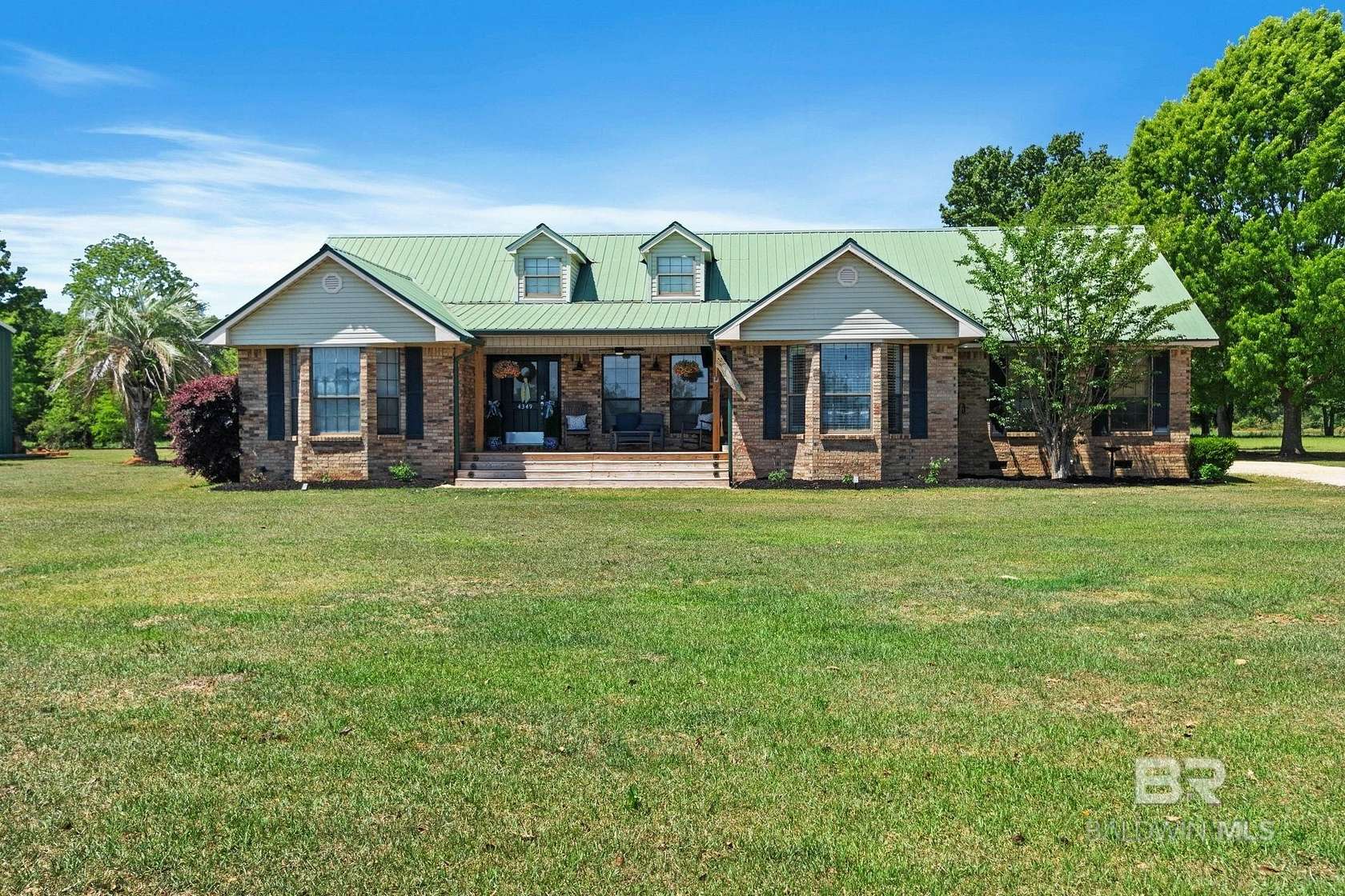 5.6 Acres of Land with Home for Sale in Frisco City, Alabama