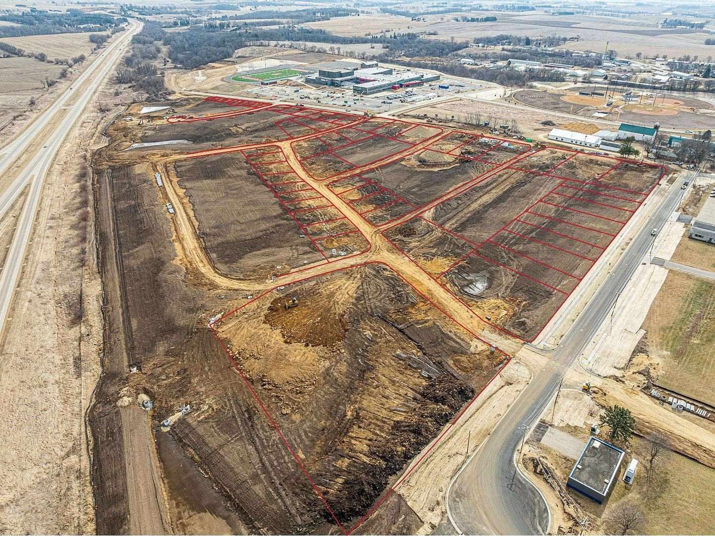 3 Acres of Mixed-Use Land for Sale in Monroe, Wisconsin