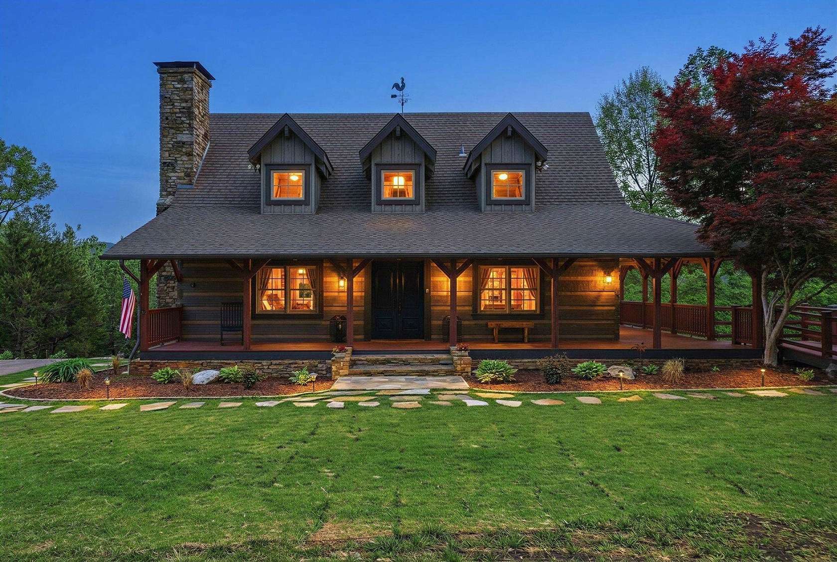 28.3 Acres of Land with Home for Sale in Mill Spring, North Carolina