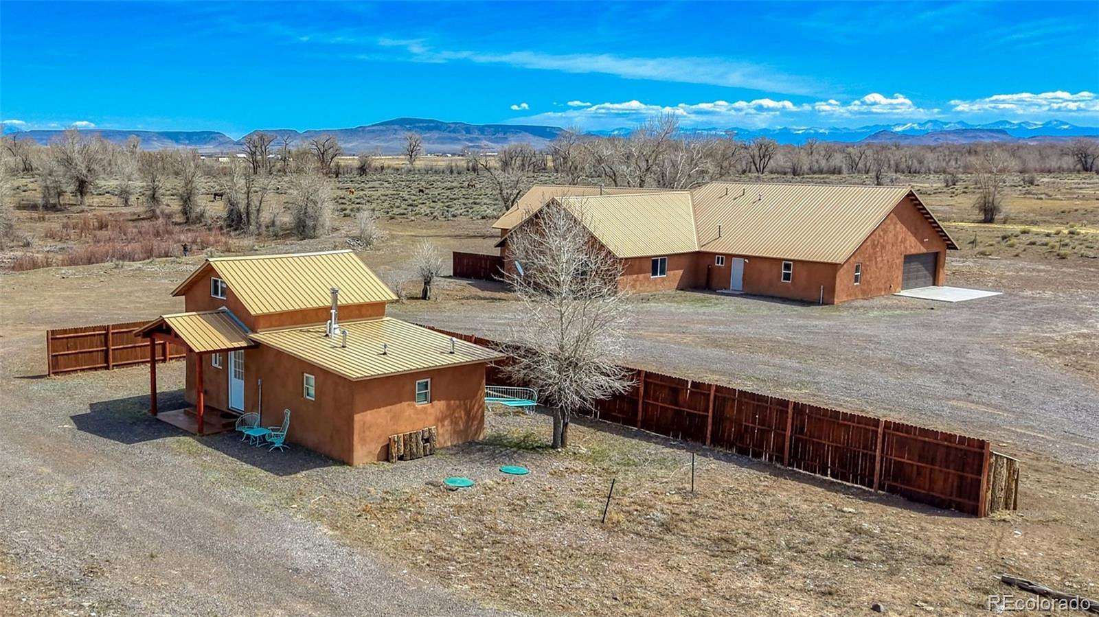 38 Acres of Land with Home for Sale in Antonito, Colorado