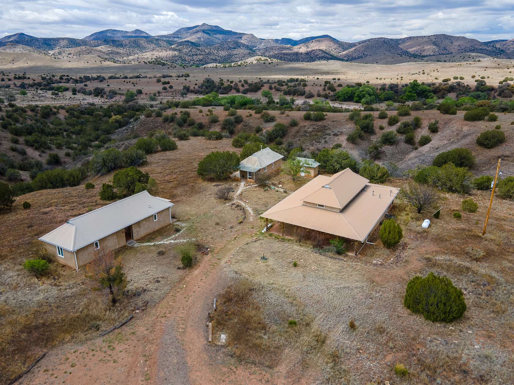 41 Acres of Land with Home for Sale in San Lorenzo, New Mexico