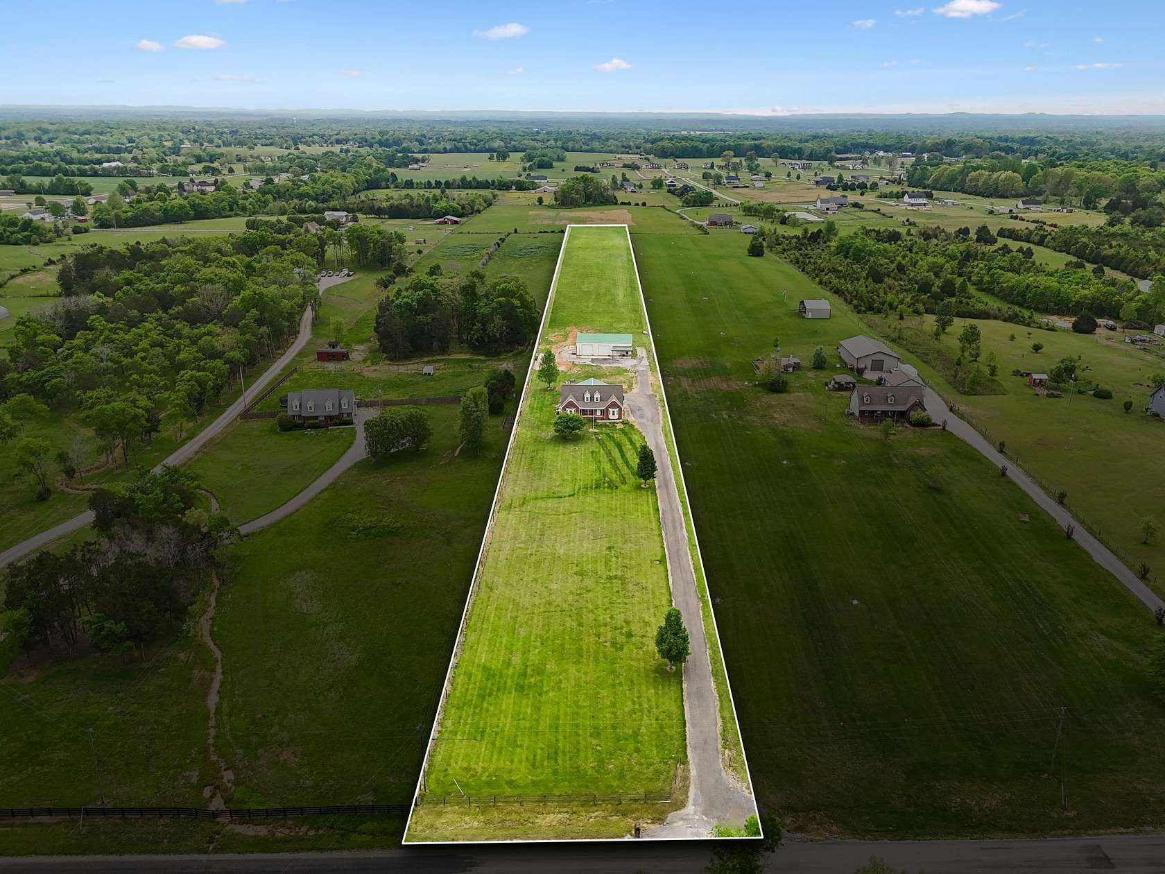 5 Acres of Land with Home for Sale in Chapel Hill, Tennessee