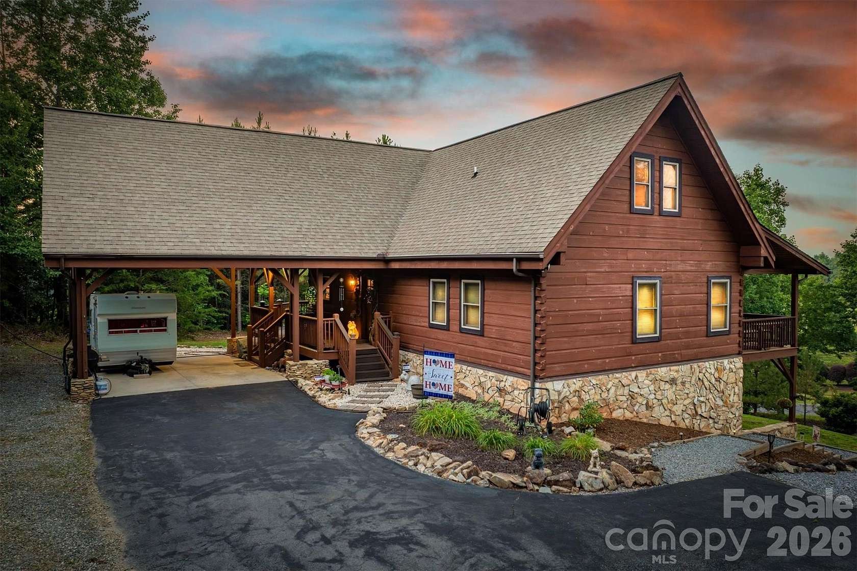 1.6 Acres of Land with Home for Sale in Nebo, North Carolina