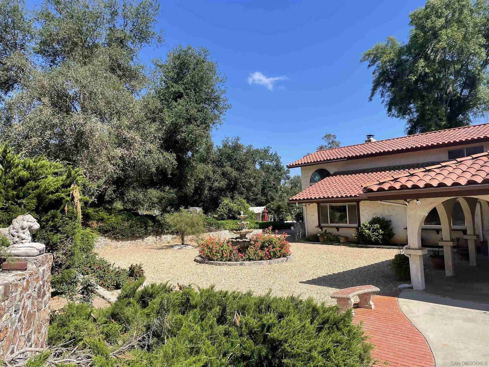 2.5 Acres of Land with Home for Sale in Valley Center, California