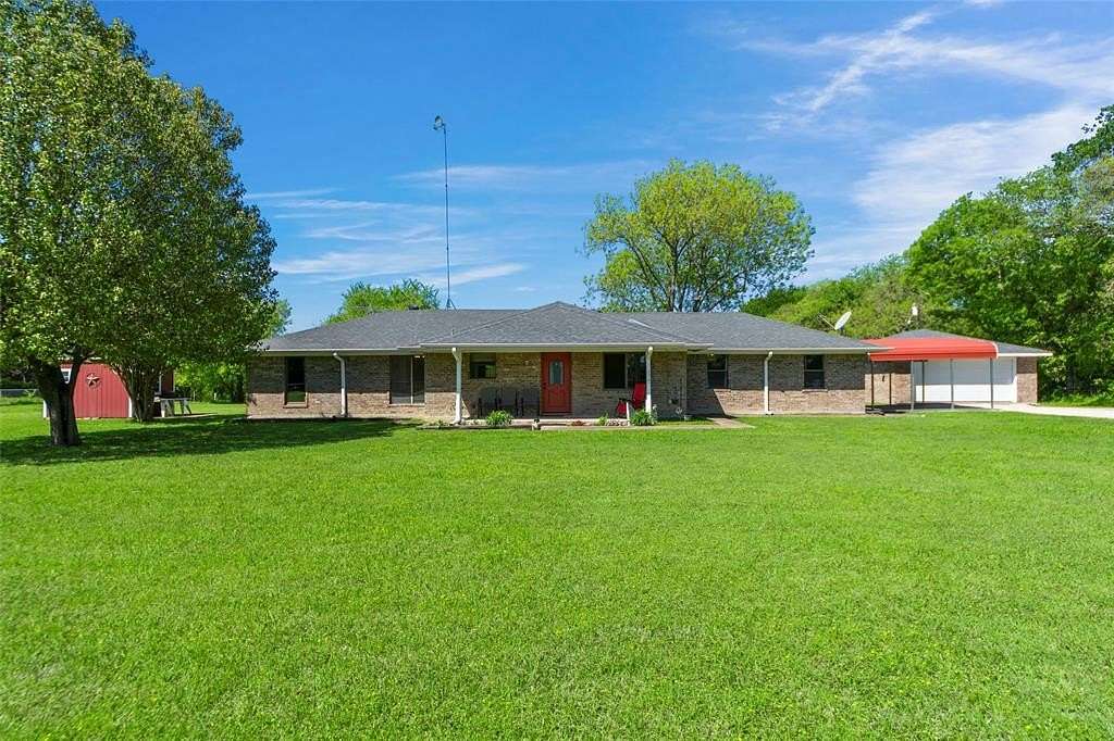 3.14 Acres of Land with Home for Sale in Celeste, Texas