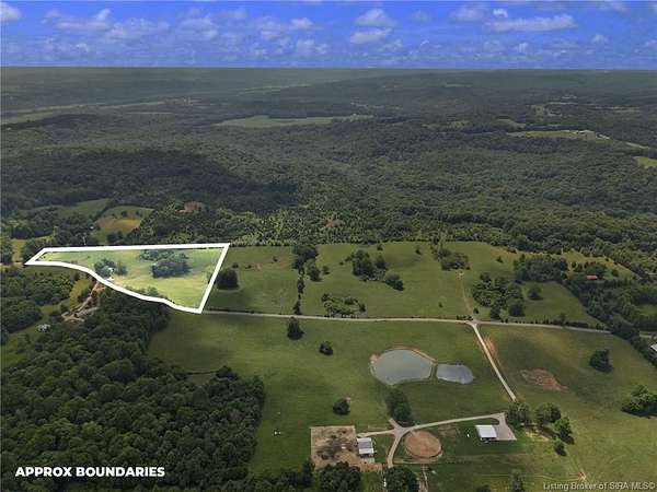 10.5 Acres of Land for Sale in Laconia, Indiana