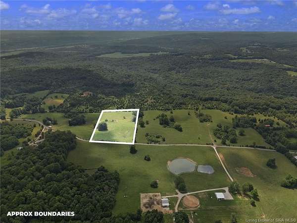 8.5 Acres of Residential Land for Sale in Laconia, Indiana