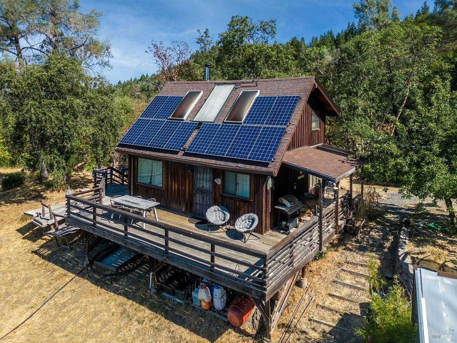 56 Acres of Recreational Land with Home for Sale in Willits, California