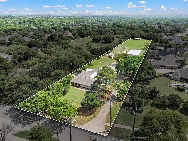 2.9 Acres of Land with Home for Sale in Colleyville, Texas