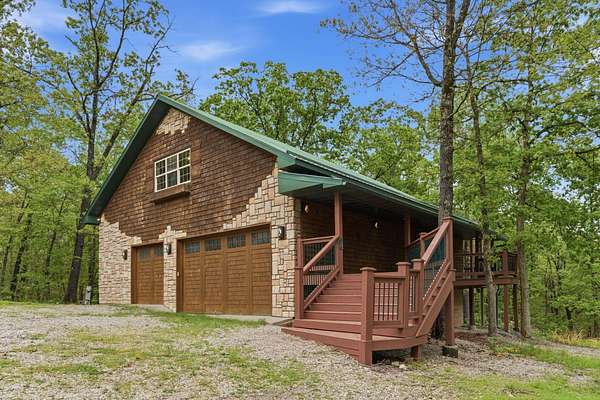 24.7 Acres of Recreational Land with Home for Sale in Hollister, Missouri