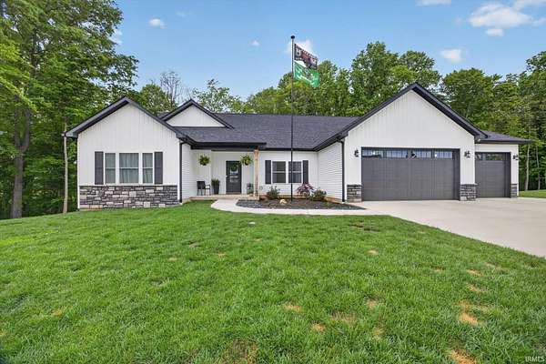1.6 Acres of Land with Home for Sale in Ellettsville, Indiana