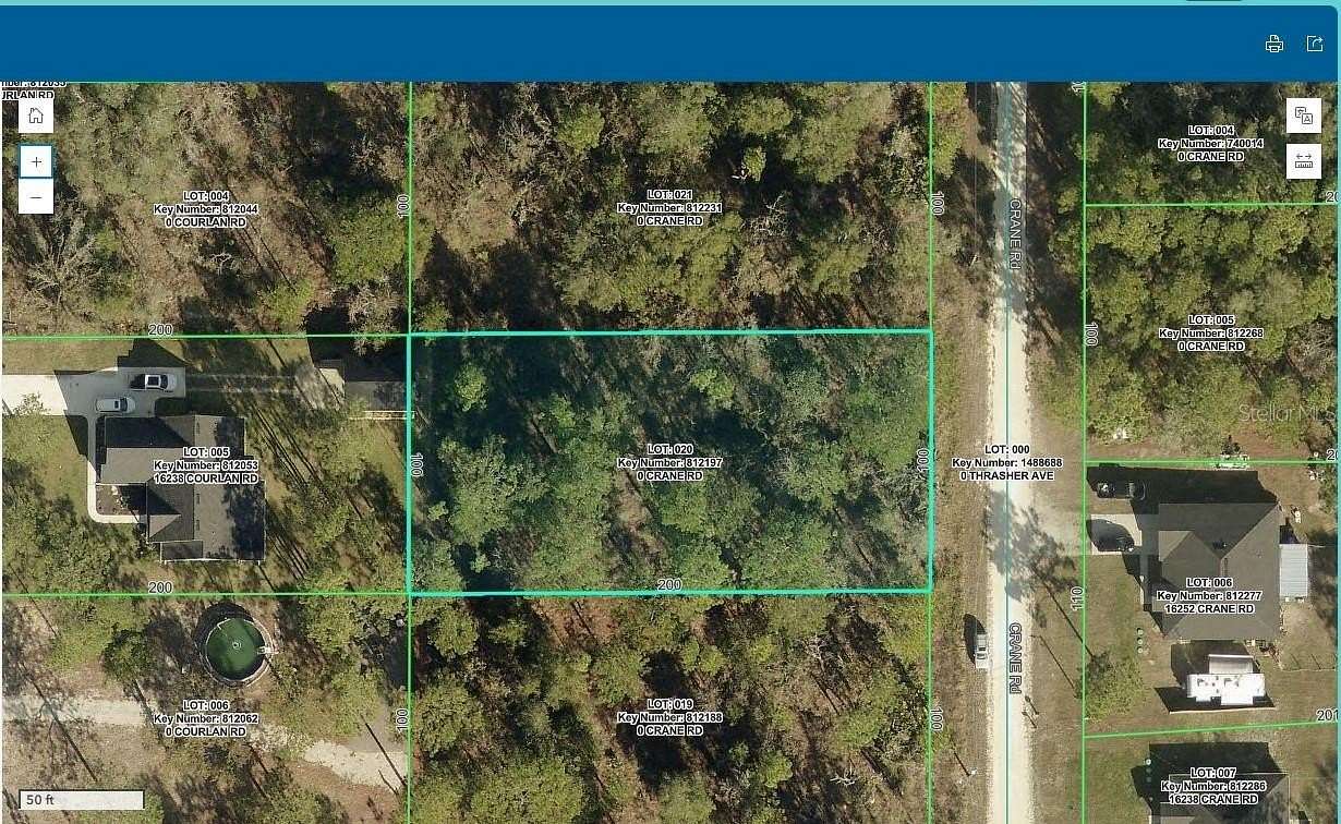 0.5 Acres of Residential Land for Sale in Weeki Wachee, Florida