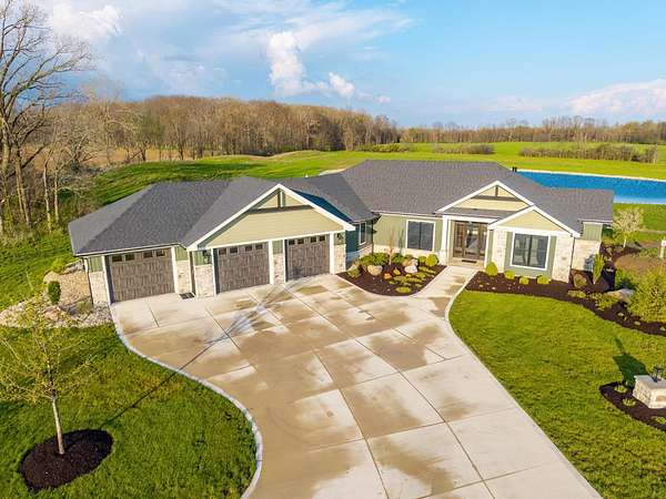 8.32 Acres of Land with Home for Sale in Roanoke, Indiana
