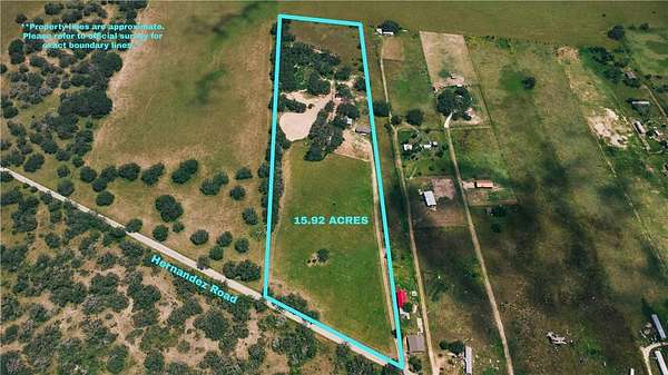 16 Acres of Land with Home for Sale in Poteet, Texas