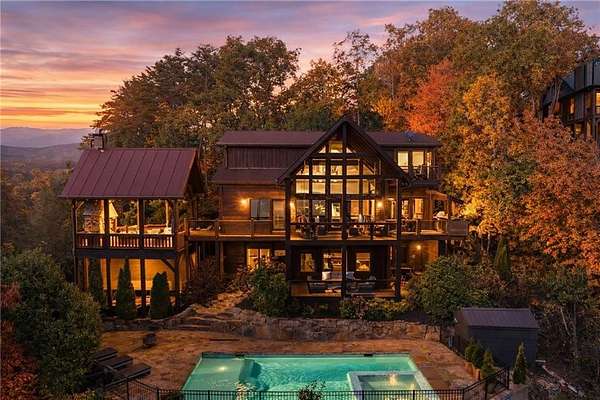 1.52 Acres of Land with Home for Sale in Mineral Bluff, Georgia