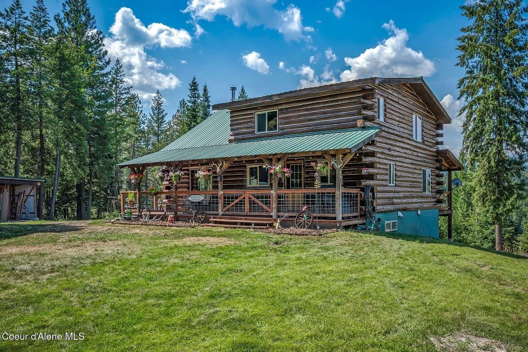 7.38 Acres of Land with Home for Sale in Naples, Idaho