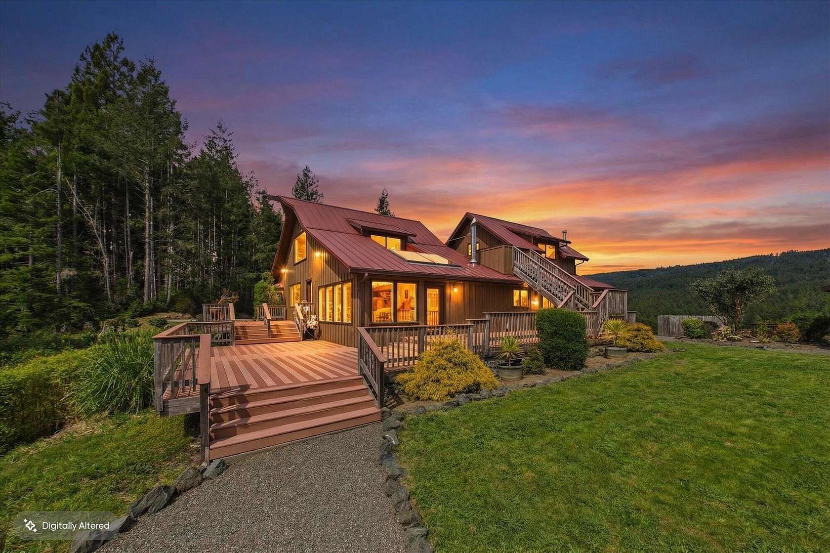 5 Acres of Land with Home for Sale in Fieldbrook, California