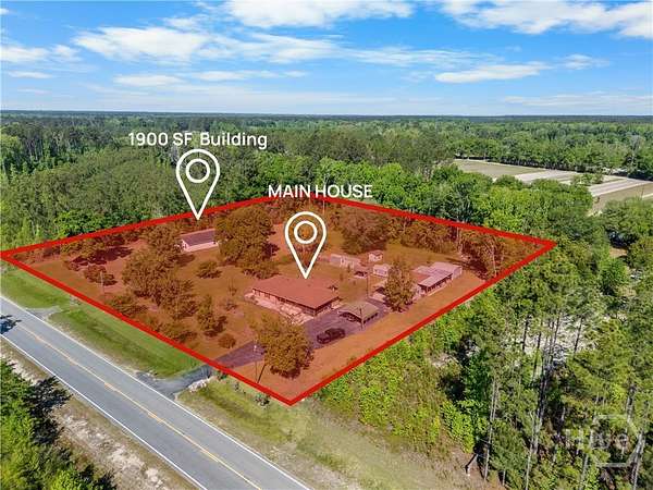2 Acres of Land with Home for Sale in Ellabell, Georgia