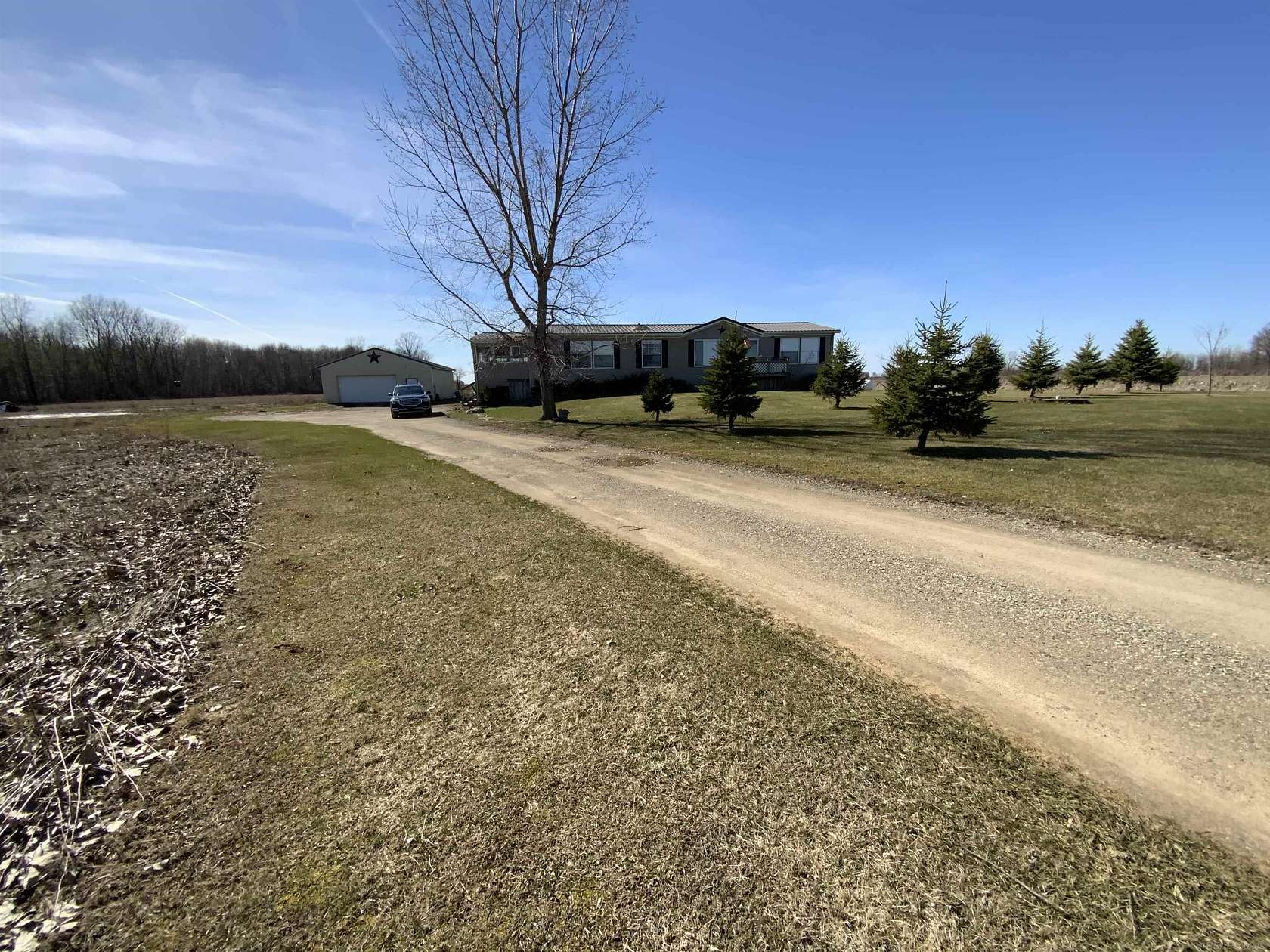6 Acres of Land with Home for Sale in Marlette, Michigan