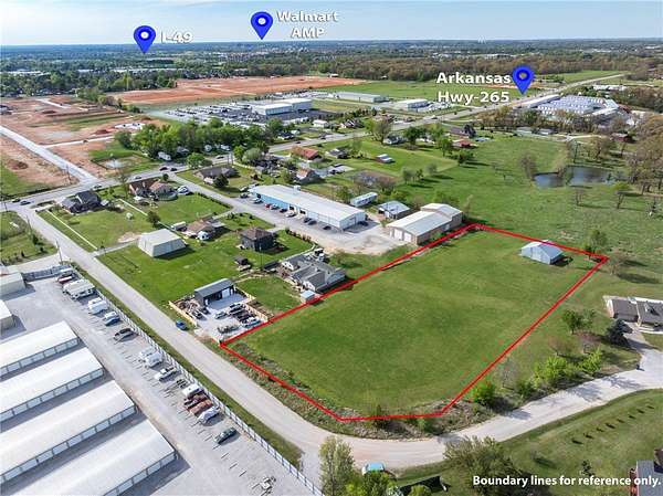2.12 Acres of Mixed-Use Land for Sale in Lowell, Arkansas