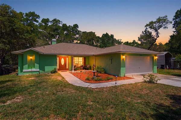 3.8 Acres of Land with Home for Sale in Brooksville, Florida