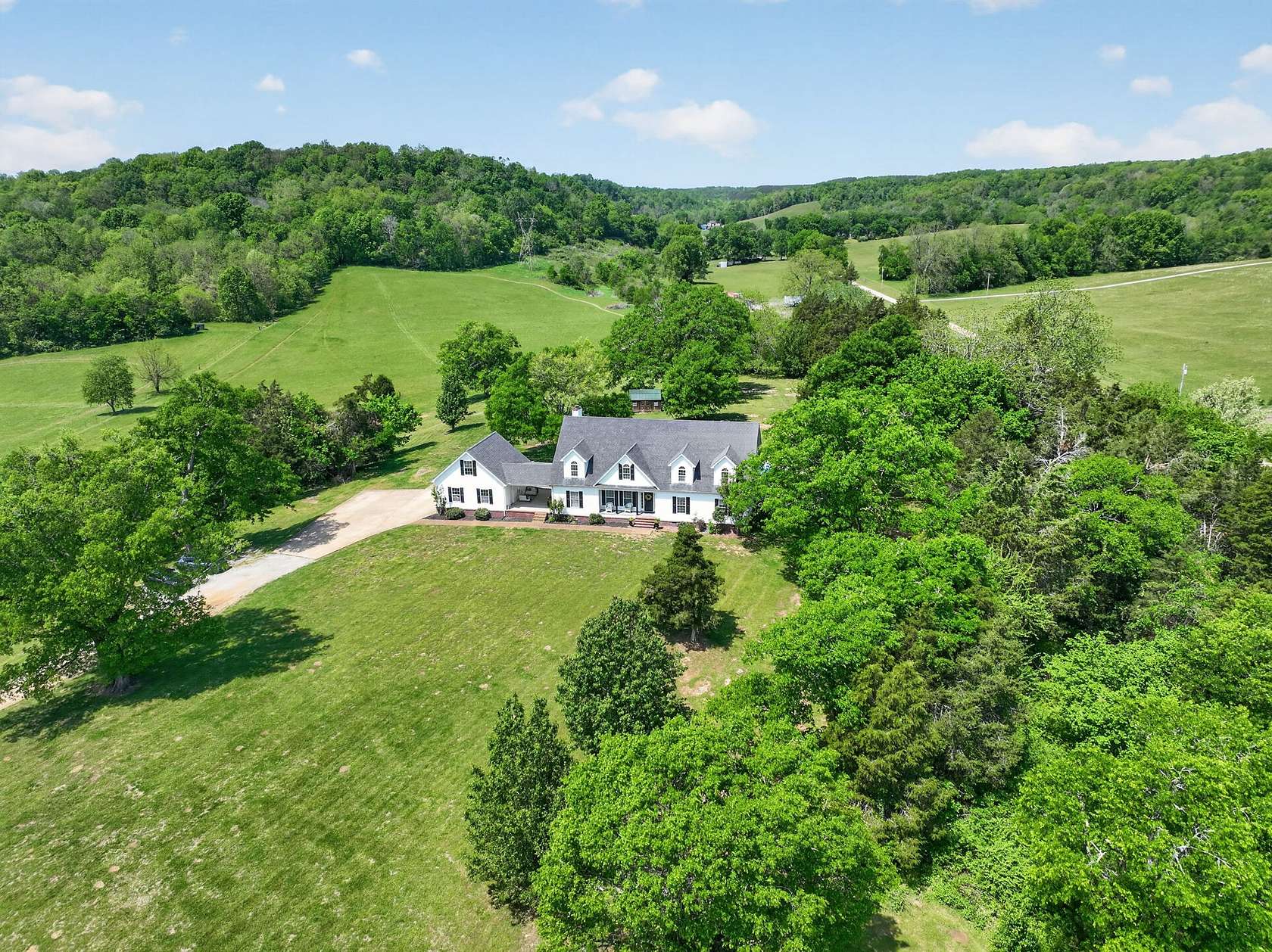43.5 Acres of Land with Home for Sale in Mount Pleasant, Tennessee