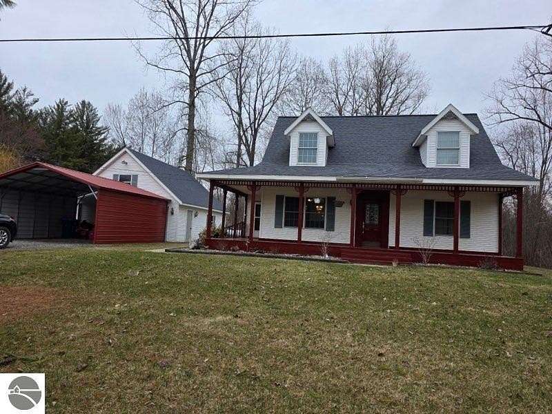 7.38 Acres of Land with Home for Sale in Beaverton, Michigan