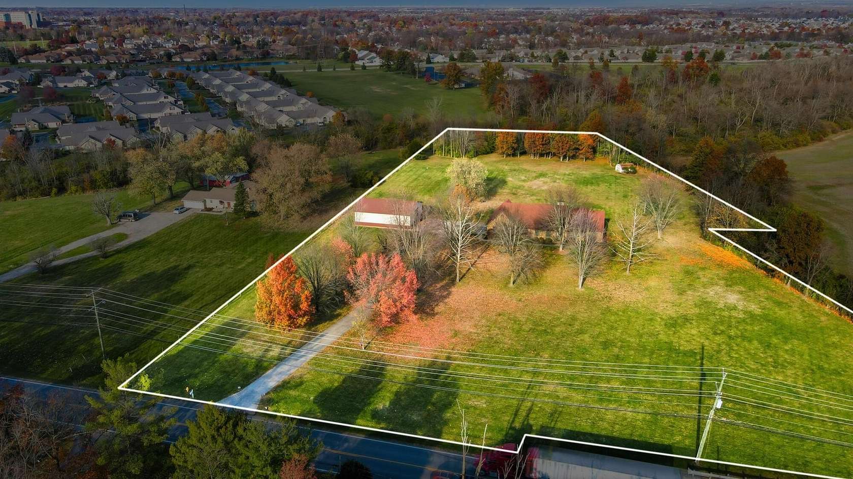 4.74 Acres of Land with Home for Sale in Grove City, Ohio