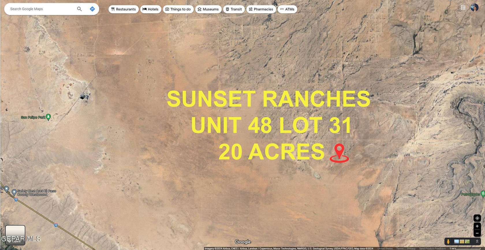 20 Acres of Recreational & Residential Land for Sale in Fort Hancock, Texas