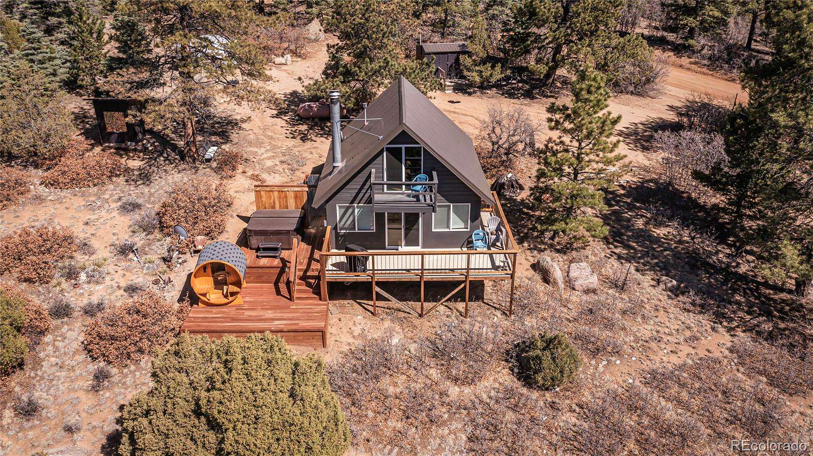 6.45 Acres of Land with Home for Sale in Cotopaxi, Colorado