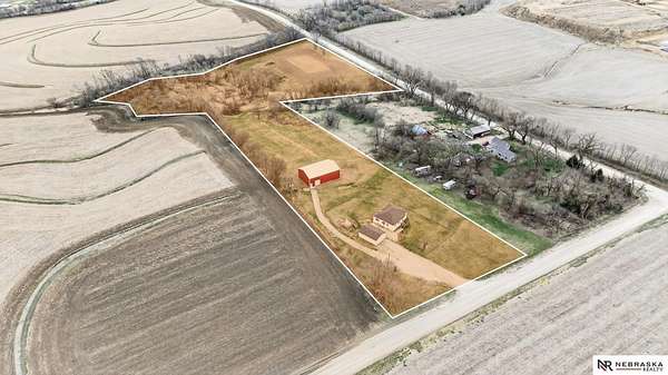 10 Acres of Land with Home for Sale in Bennington, Nebraska