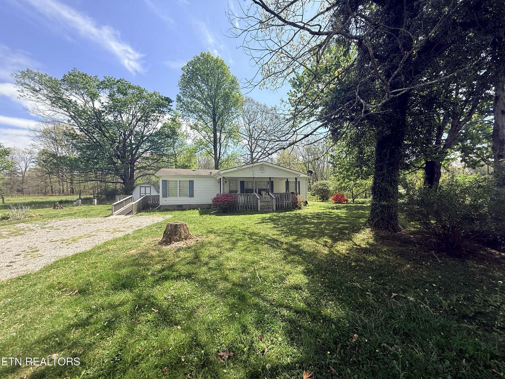 10 Acres of Land with Home for Sale in Clarkrange, Tennessee