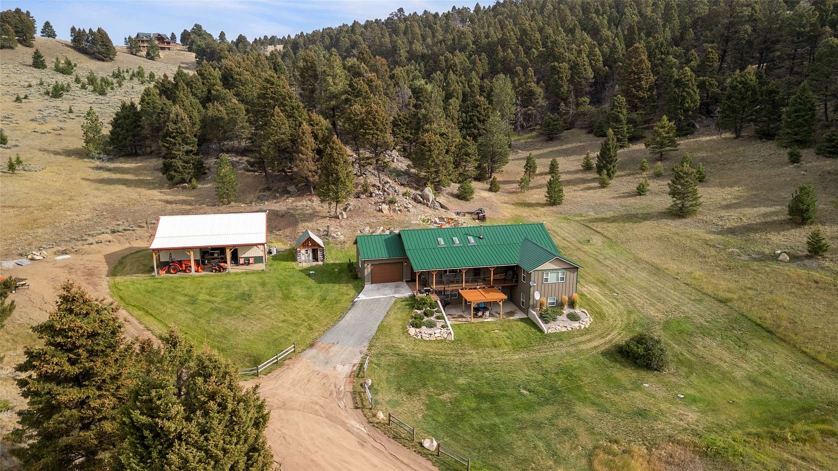 20 Acres of Recreational Land with Home for Sale in Boulder, Montana