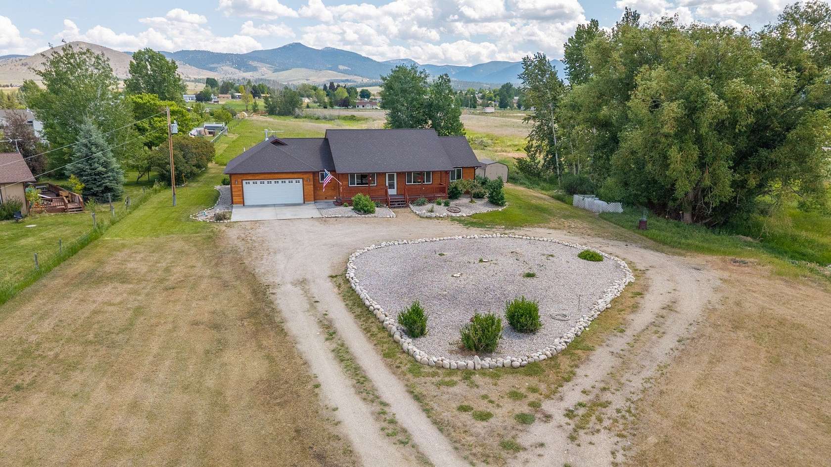 9.72 Acres of Land with Home for Sale in Corvallis, Montana