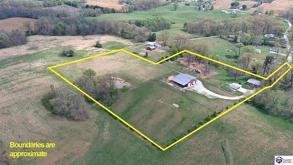 7 Acres of Land with Home for Sale in Brandenburg, Kentucky
