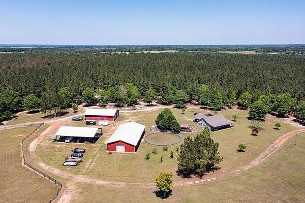 78.1 Acres of Recreational Land with Home for Sale in Blakely, Georgia