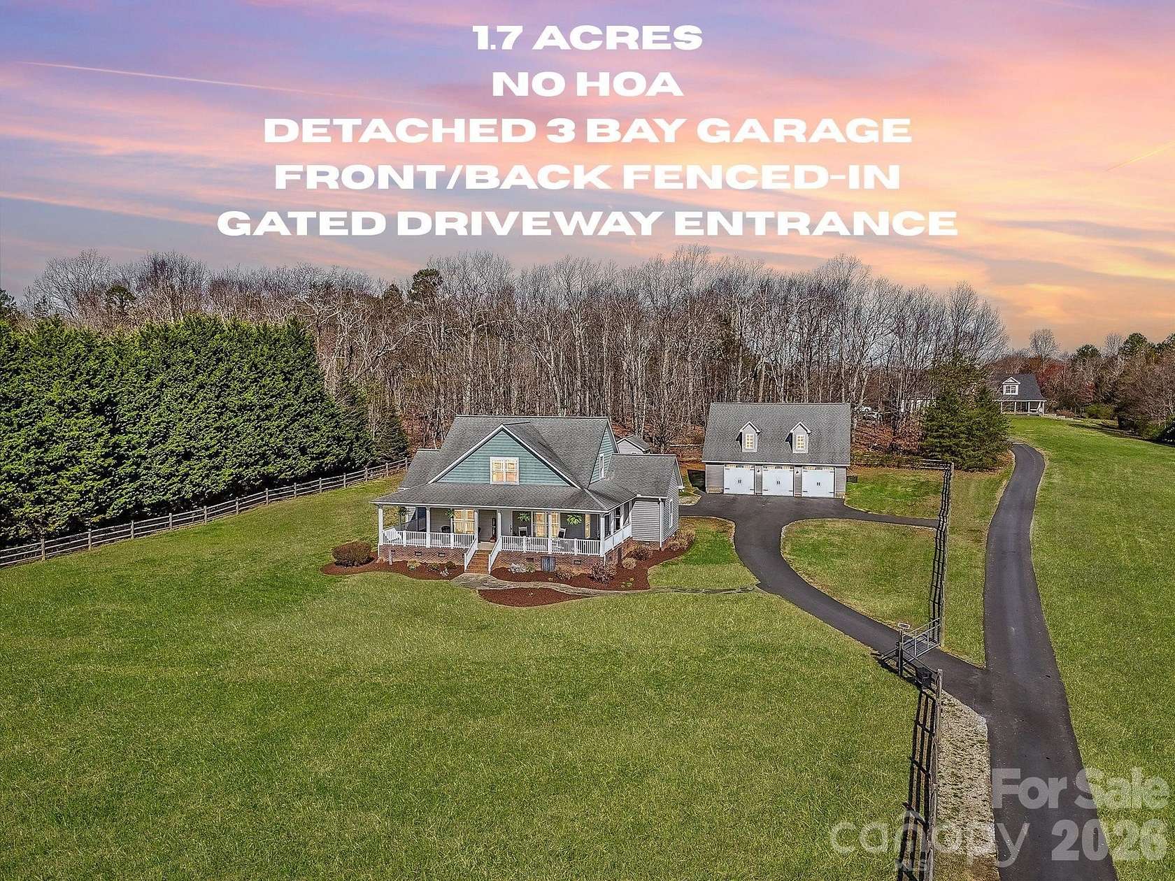 1.72 Acres of Land with Home for Sale in Catawba, North Carolina