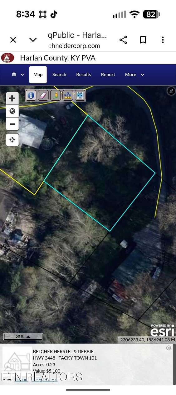 0.23 Acres of Residential Land for Sale in Stoney Fork, Kentucky