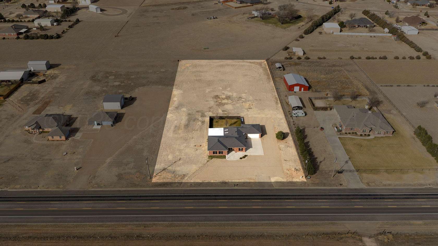 2 Acres of Land with Home for Sale in Amarillo, Texas