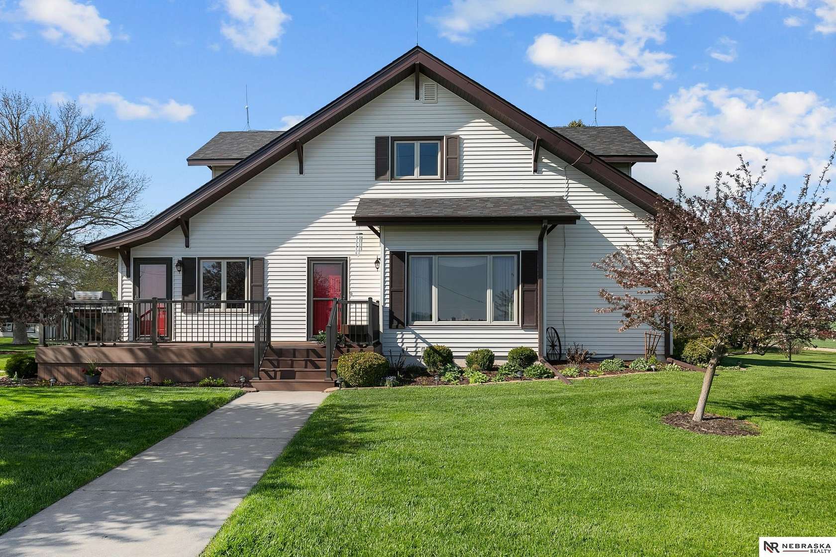 5.78 Acres of Land with Home for Sale in Pickrell, Nebraska