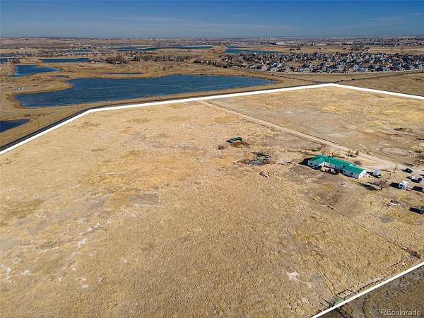 43 Acres of Agricultural Land with Home for Sale in Longmont, Colorado